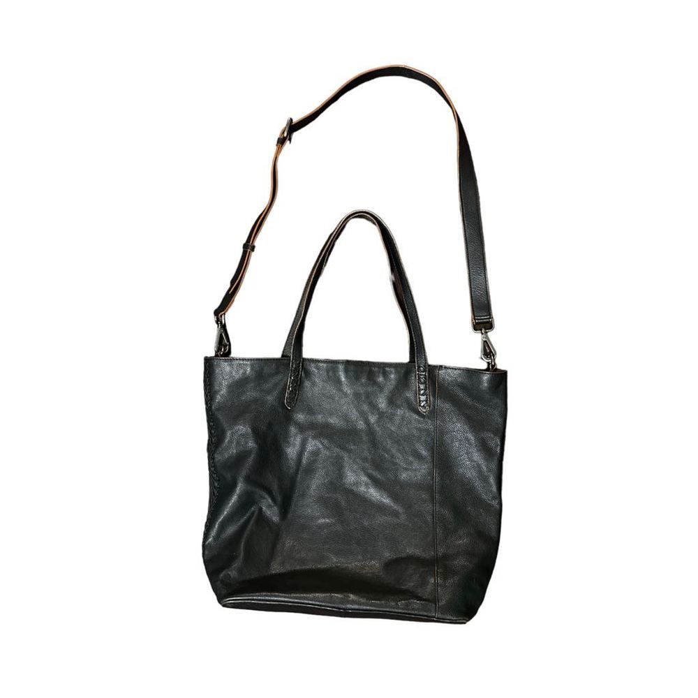 Tabitha Webb Black Leather Tote Bag